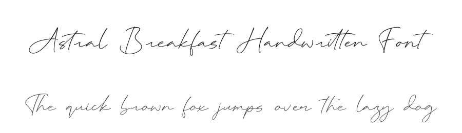 Astral Breakfast Handwritten Font by Operatype.Co — Display Font