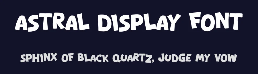 Astral Display Font by Artnivora Studio — Display Font — thumbnail 2