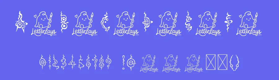 Astral Surf Free Font by Letterlays — Decorative Font — thumbnail 3