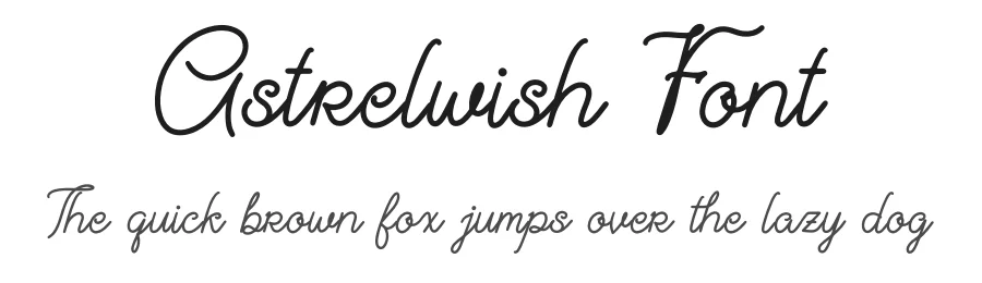 Astrelwish Font by Denustudios — Script Handwritten Font
