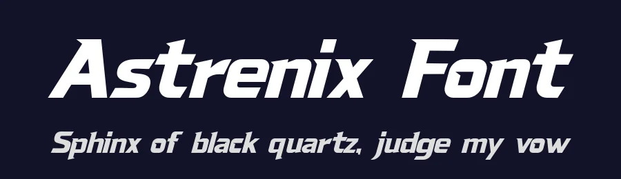 Astrenix Font by Indotype Foundry — Display Font — thumbnail 2