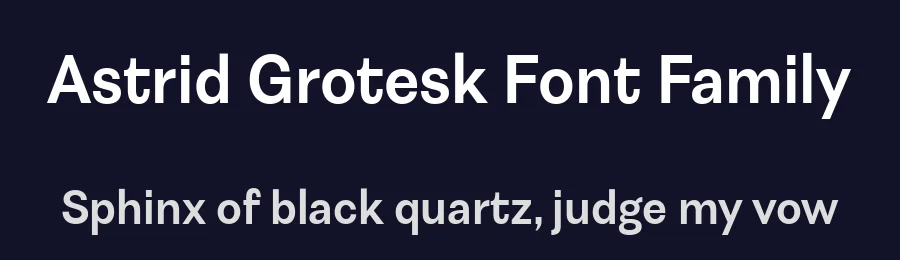 Astrid Grotesk Font Family by Eclectotype — Sans Serif Font — thumbnail 2