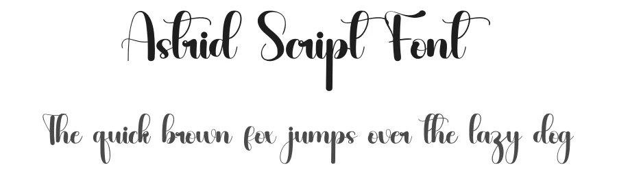 Astrid Script Font by inermediaSTUDIO — Script Handwritten Font