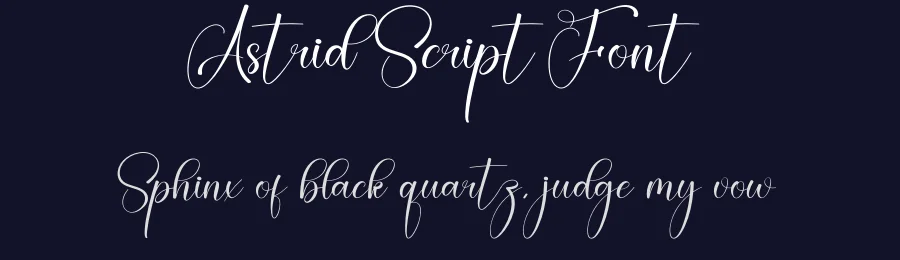 Astrid Script Font by creativeletter — Script Handwritten Font — thumbnail 2