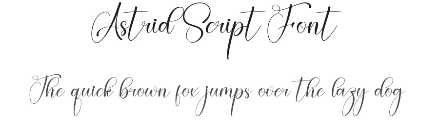 Astrid Script Font by creativeletter — Script Handwritten Font