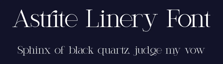 Astrite Linery Font by ErmediaStudio — Serif Font — thumbnail 2