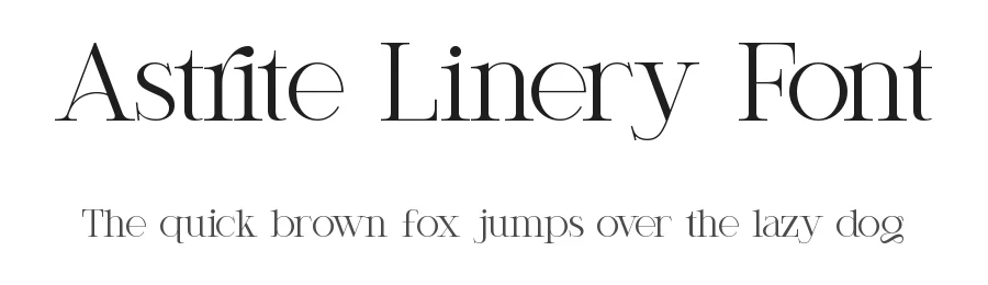Astrite Linery Font by ErmediaStudio — Serif Font