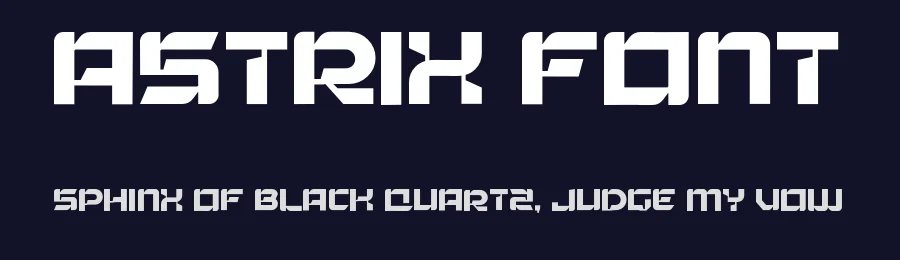 Astrix Font by Vroz Studio — Display Font — thumbnail 2