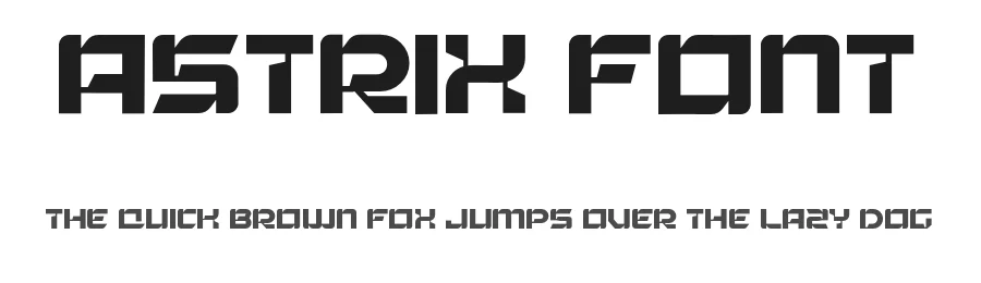Astrix Font by Vroz Studio — Display Font