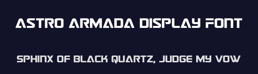Astro Armada Display Font by Iconian Fonts — Display Font — thumbnail 2