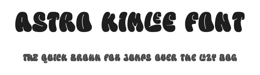Astro Kimlee Font by Dantype — Display Font