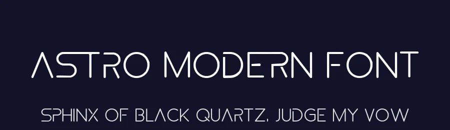 Astro Modern Font by nestype — Sans Serif Font — thumbnail 2