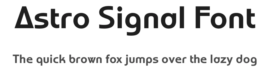 Astro Signal Font by HipFonts — Sans Serif Font