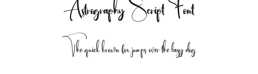 Astrography Script Font by creativeletter — Script Handwritten Font