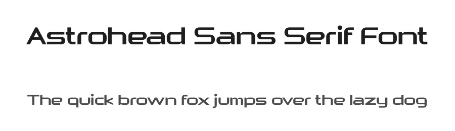 Astrohead Sans Serif Font by Headfonts Store — Sans Serif Font
