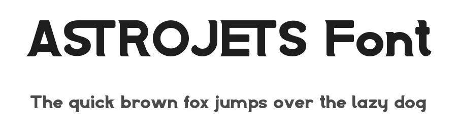 Astrojets Font by nihstudio — Sans Serif Font