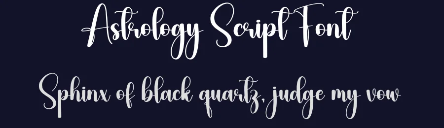 Astrology Script Font by creativeletter — Script Handwritten Font — thumbnail 2