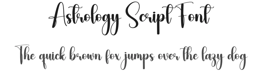 Astrology Script Font by creativeletter — Script Handwritten Font