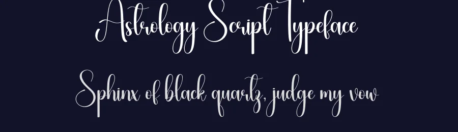Astrology Script Typeface by creativeletter — Script Handwritten Font — thumbnail 2