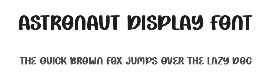 Astronaut Display Font by Craftedtype — Decorative Font