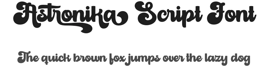 Astronika Script Font by ahweproject — Script Handwritten Font