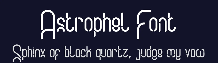 Astrophel Font by inDhika creative — Display Font — thumbnail 2