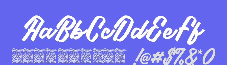 Astugia Font by sesa_grafika — Script Handwritten Font — thumbnail 3