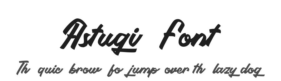 Astugia Font by sesa_grafika — Script Handwritten Font