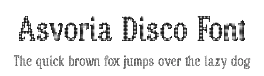 Asvoria Disco Font by craftsupplyco — Display Font