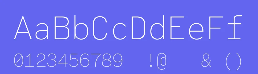 AT Name Mono Font Family by ArrowType — Sans Serif Font — thumbnail 3
