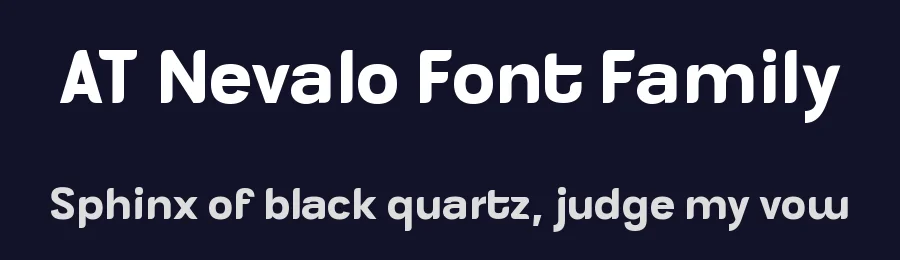 AT Nevalo Font Family by Ardyanatypes — Sans Serif Font — thumbnail 2