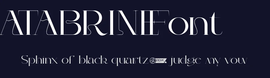 Atabrine Font by nihstudio — Decorative Font — thumbnail 2