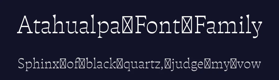Atahualpa Font Family by PampaType — Slab Serif Font — thumbnail 2