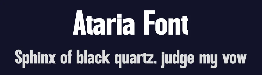 Ataria Font by TypeLogue — Sans Serif Font — thumbnail 2