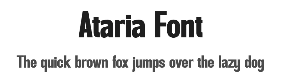 Ataria Font by TypeLogue — Sans Serif Font