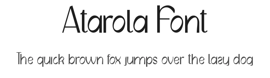 Atarola Font by nihstudio — Display Font