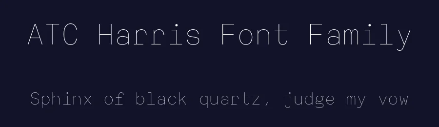 ATC Harris Font Family by Avondale Type Co — Sans Serif Font — thumbnail 2
