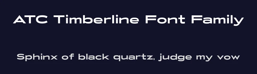 ATC Timberline Font Family by Avondale Type Co — Sans Serif Font — thumbnail 2