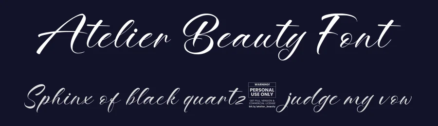 Atelier Beauty Font by Imaginatype — Script Handwritten Font — thumbnail 2