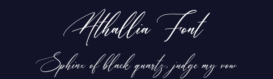 Athallia Font by Rockboy Studio — Script Handwritten Font — thumbnail 2