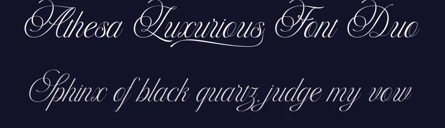 Athesa Luxurious Font Duo by burntilldead — Sans Serif Font — thumbnail 2