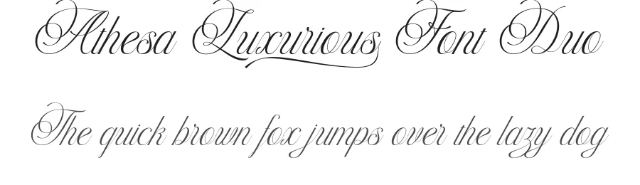 Athesa Luxurious Font Duo by burntilldead — Sans Serif Font