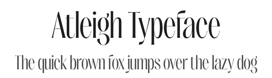 Atleigh Typeface by RajeshRajput — Script Handwritten Font