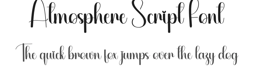 Atmosphere Script Font by creativeletter — Script Handwritten Font