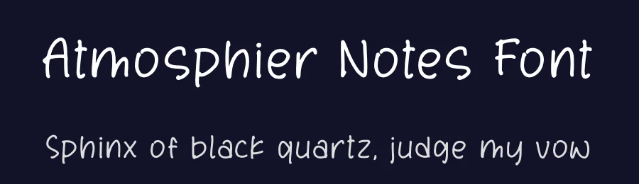 Atmosphier Notes Font by perspectype — Decorative Font — thumbnail 2