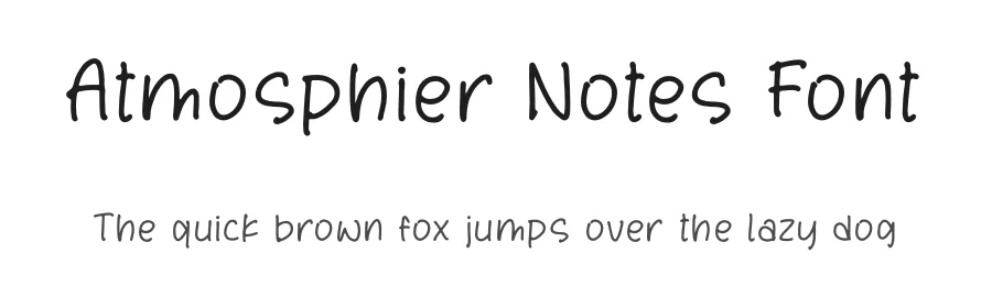 Atmosphier Notes Font by perspectype — Decorative Font