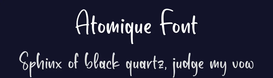 Atomique Font by letterfabric — Script Handwritten Font — thumbnail 2