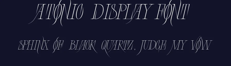 Atonic Display Font by Antonina Samokhina — Display Font — thumbnail 2