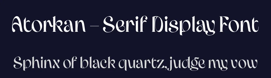 Atorkan – Serif Display Font by timelesstype.co — Display Font — thumbnail 2