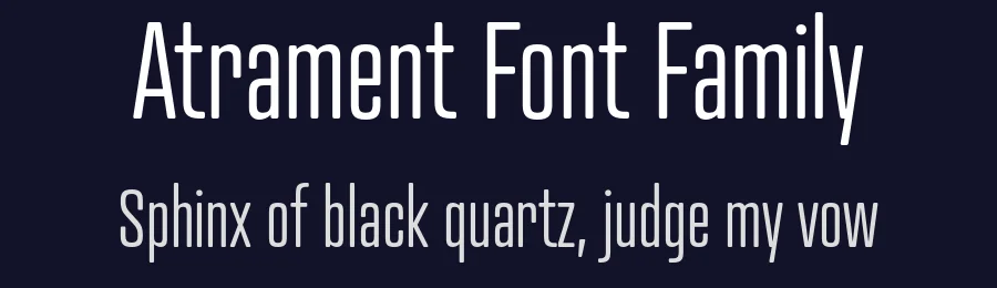 Atrament Font Family by Suitcase Type Foundry — Decorative Font — thumbnail 2